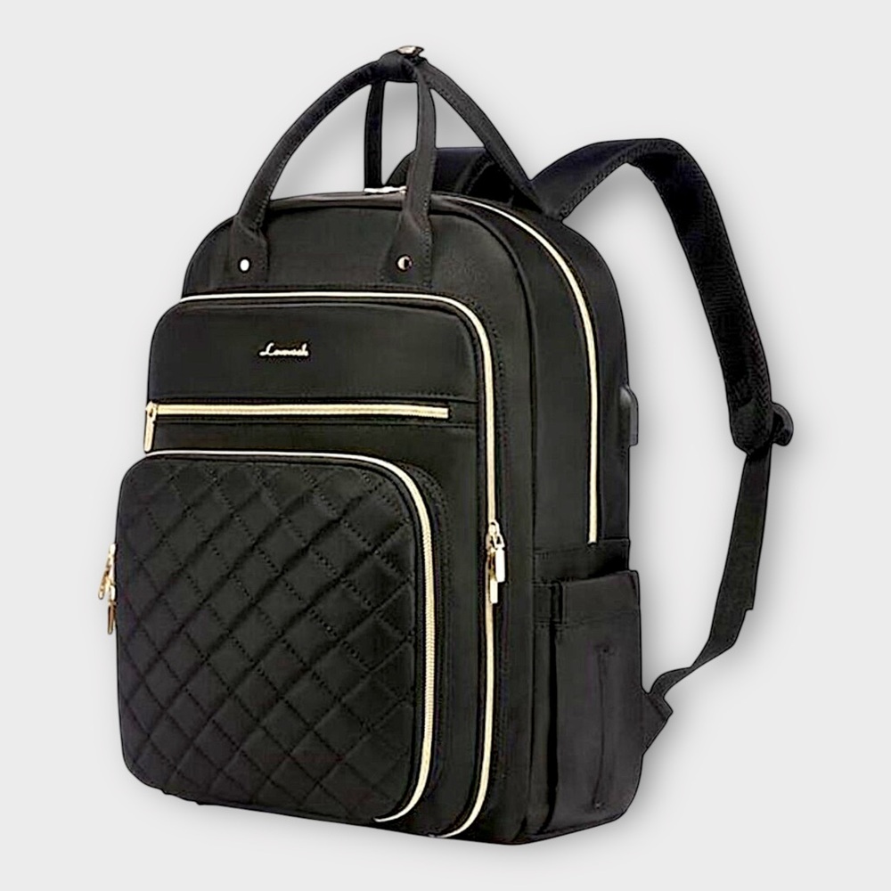 Extra Large Travel Backpack Purse for Women w/ USB Charging‎ Port